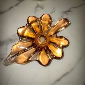 Murano style leaf ashtray, vintage